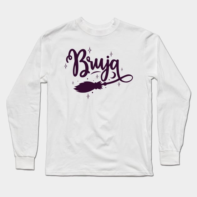 Bruja Long Sleeve T-Shirt by Ombre Dreams